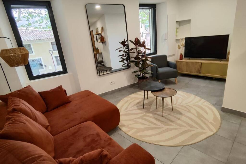 Tres Bel Appartement Climatise - Chez Tom Et Anna Bédoin Buitenkant foto